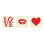 Decoraes de Chocolate Barbara Decor - You&Me Set 35x35mm 210 un
