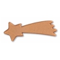 Estrelas Cometa Douradas Chocolate Branco Modecor 70x30mm 60 un