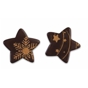 Estrelas de Natal Chocolate Negro Modecor 30mm 96 un