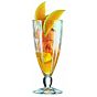 Taa de Vidro Quadro Transparente 36cl 6un