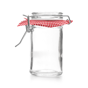 Frasco de Vidro com Tampa Clip e Papel Vichy 70ml 45x86mm 96 un