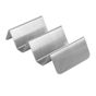 Rack para 2/3 Tacos em Inox 165x80x35mm 12 un