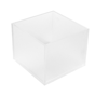 Suporte Acrilico Transparente para Palhinhas 125x125x100mm 1 un
