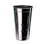 Copo Misturador Inox 900ml 103x174mm 1 un