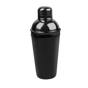 Shaker Cocktail Cobbler Inox Preto 500ml 88x215mm 1 un