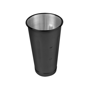 Copo Misturador Inox Preto 900ml 102x171mm 1 un