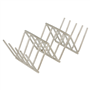 Mini Rack para Tacos em Arame de Inox 118x51x37mm 12 un