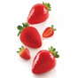 Molde de Silicone para Pastelaria Morango 5x120ml 60x77x44mm + Suporte de Pl�stico