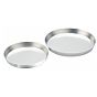 Conjunto de 2 Formas Molde em Aluminio para Pastelaria - Tarte Cnico Baixo 260-280x29mm