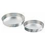 Conjunto de 2 Formas Molde em Aluminio para Pastelaria - Tarte Cnico Alto 260-280x46mm
