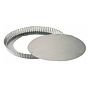 Forma Molde em Aluminio para Pastelaria - Tarte Redonda Dentada 240x23mm