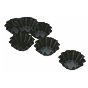 Conjunto de 6 Formas Molde em Aluminio Anti-aderente para Pastelaria - Brioche Estrias Largas 80x30mm