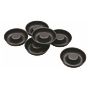 Conjunto de 6 Formas Molde em Aluminio Anti-aderente para Pastelaria - Savarins 80x40mm