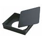 Forma Molde em Aluminio Anti-aderente para Pastelaria - Tarte Quadrada com Fundo Mvel 220x220x50mm
