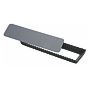 Forma Molde em Aluminio Anti-aderente para Pastelaria - Rectangular Dentada 350x110x25mm