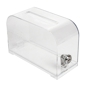Caixa para Chaves com Fechadura em Plstico Transparente 180x80x120mm