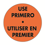 Etiqueta Autocolante Haccp 50mm - Use primero Utiliser en premier 1000un
