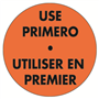 Etiqueta Autocolante Haccp 75mm - Use primero Utiliser en premier 500un
