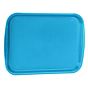 Tabuleiro de Refeio em Plstico 300x410mm Cian 10 un