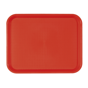 Tabuleiro de Refeio em Plstico 304x414mm Vermelho 1 un
