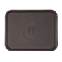 Tabuleiro de Refeio em Plstico 275x355mm Chocolate 1 un