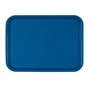 Tabuleiro de Refeio em Plstico 275x355mm Azul 1 un