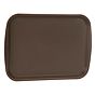 Tabuleiro de Refeio em Plstico 360x460mm Castanho