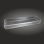 Tampa para caixa de Acrilico Transparente para Fatias de Bolos 410x110x40mm