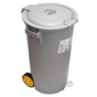 Contentor Multiusos 80 L com Tampa e Rodas