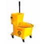 Carro Balde Limpeza com Escorredor 32L 620x405x860mm Plstico HDPE Amarelo