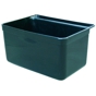 Recipiente pequeno em plstico preto para carro de servio 8L 335x235x180mm