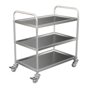 Carro de Servio Inox 3 nveis 850x530x950mm