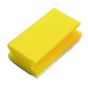 Esponja no abrasiva Salva Unhas Amarelo Taski 80x140mm 10 un