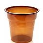 Copo Plstico Caf Castanho Translcido 80ml Caixa 48x50