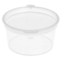 Copo com Tampa em Plstico PP para Molhos - 30ml Transparente 20x50 un
