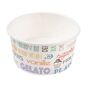 Copo Carto Branco Parole para Gelado 160ml 85x45mm 40x50 un