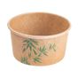 Copo Carto Kraft Feel Green para Gelado 160ml 85x45mm 40x50 un