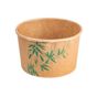 Copo Carto Kraft Feel Green para Gelado 240ml 94x55mm 40x50 un