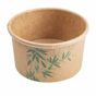 Copo Carto Kraft Feel Green para Gelado 300ml 100x55mm 40x50 un