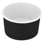 Copo Carto Preto Branco para Gelado 70ml 65x39mm 40x50 un