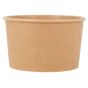 Copo Carto Kraft Castanho para Gelado 300ml 100x55mm 40x50 un