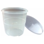 Taa + Tampa de Plstico Eurobox Transparente 1220cc Caixa 100