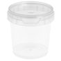Recipiente de Plstico PP + tampa Transparente Inviolvel 155ml 69x68mm 960 un