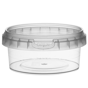 Recipiente de Plstico PP + tampa Transparente Inviolvel 180ml 95x44mm 504 un
