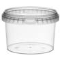 Recipiente de Plstico PP + tampa Transparente Inviolvel 565ml 118x80mm 264 un