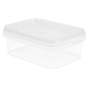 Recipiente de Plstico PP + tampa Transparente Inviolvel 280ml 120x88x42mm 384 un