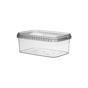 Recipiente de Plstico PP + tampa Transparente Inviolvel 1200ml 192x126x73mm 150 un