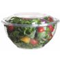 Saladeira com Tampa em PLA transparente 940ml 32oz 150un