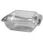 Saladeira Plstico Quadrada 500ml 160x160x45mm RPET Transparente 400 un