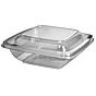 Saladeira Plstico Quadrada 375ml 140x140x50mm RPET Transparente 400 un